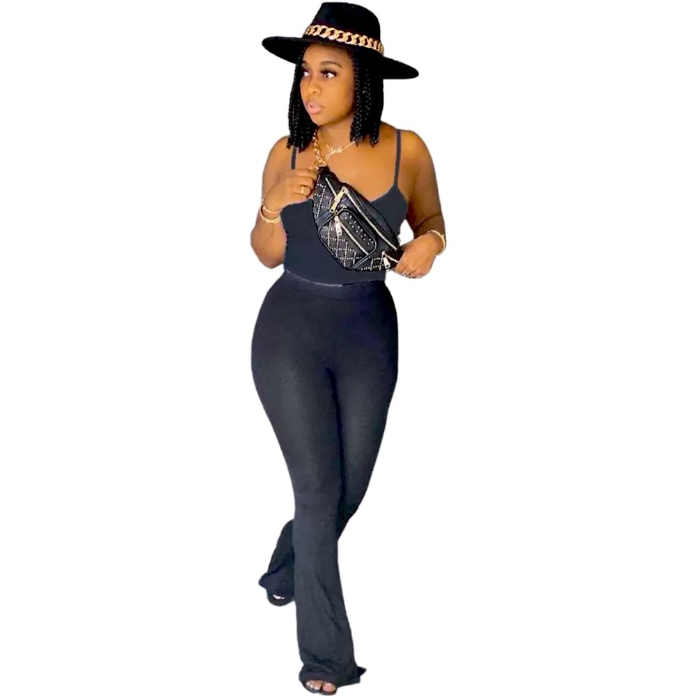 Black Flare Pants
